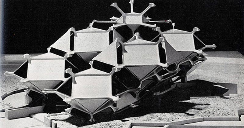 Tortoise House, view of the Model, 1964