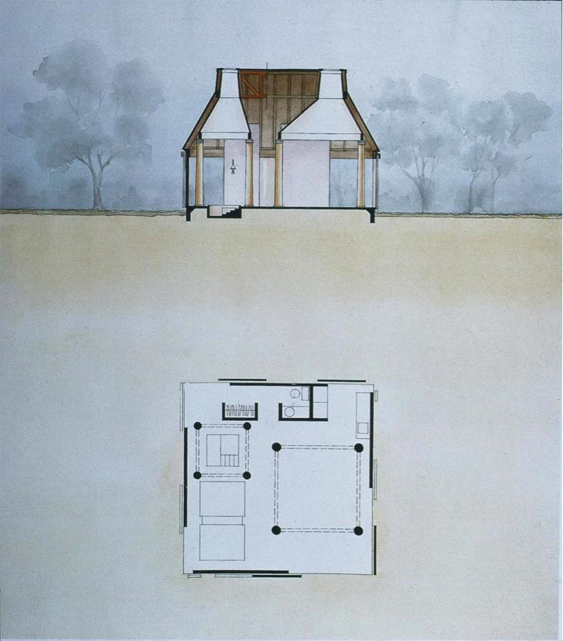 Archetypes and Free Plan: Orinda House by Charles W. Moore 