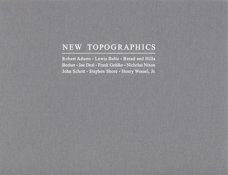 The New Topographics catalogue, cover