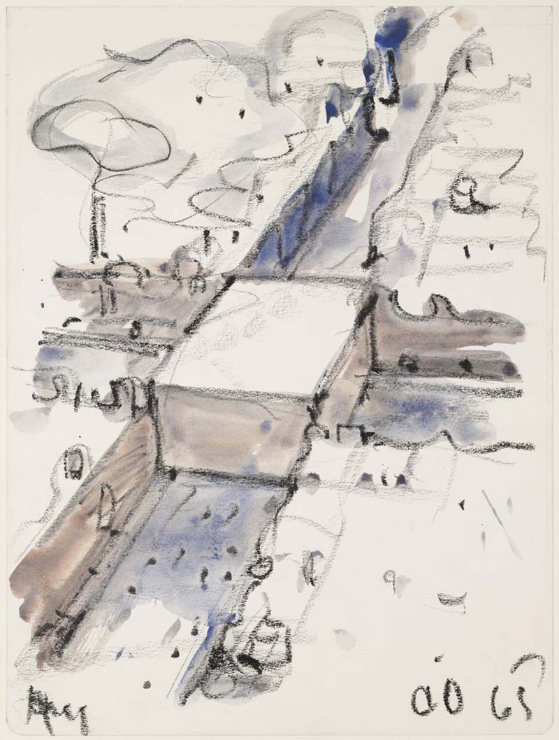  Claes Oldenburg,Proposed Monument for the Intersection of Canal Street and Broadway, N.Y.C, 1965