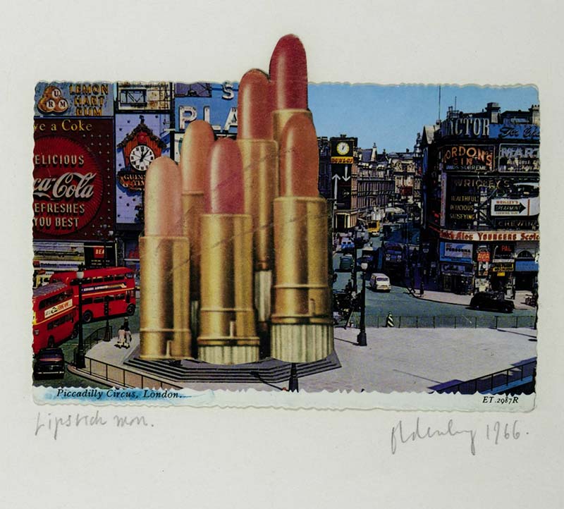 Claes Oldenburg, Lipsticks in Piccadilly Circus, London 1966