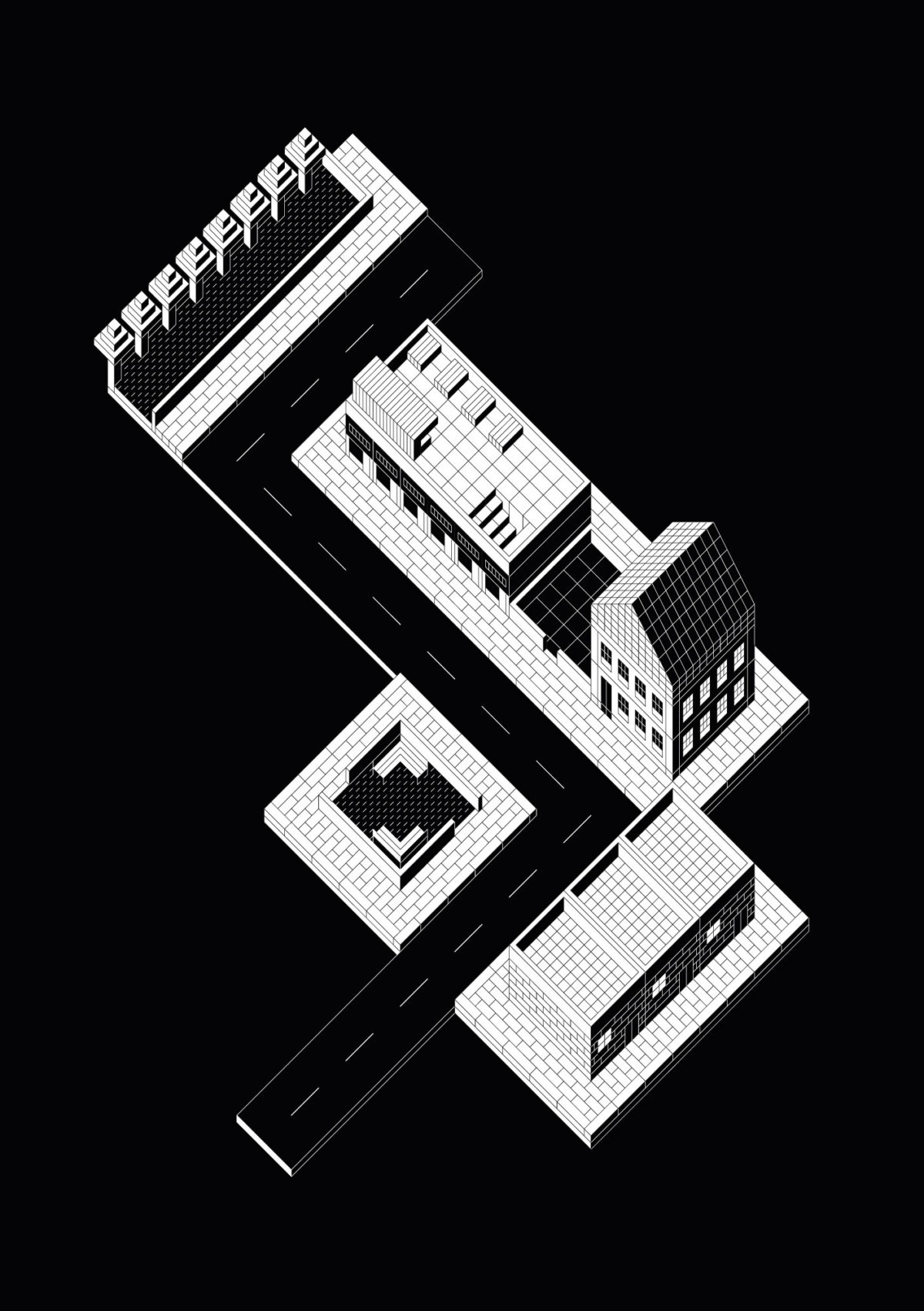 The Architecture Of The Workspace Axonometric Drawings By Peter Socks