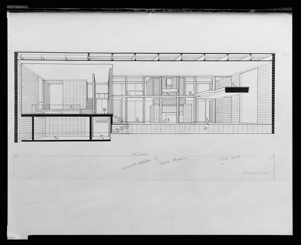 [Deering residence, Casey Key, Florida. 195, Perspective section]