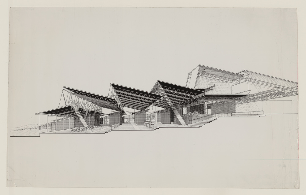 [Chorley Elementary School, Middletown, New York. 1964, Perspective section]