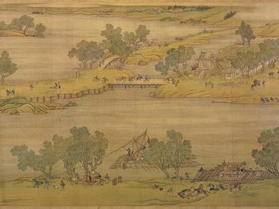 “Along the River During the Qingming Festival” by Zhang Zeduan (12th ...