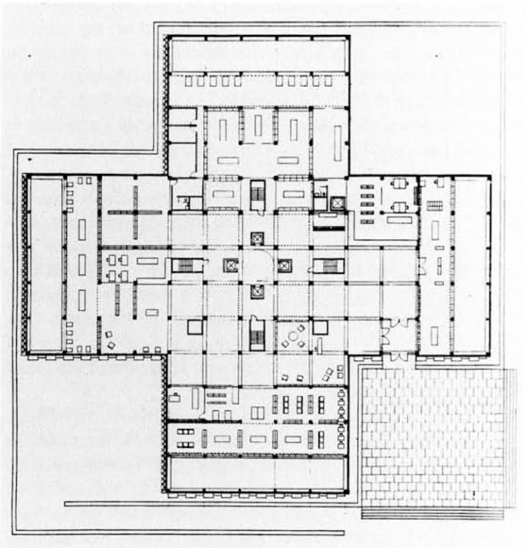 An Unbuilt Project by L. Kahn: The Library of the Washington… – SOCKS