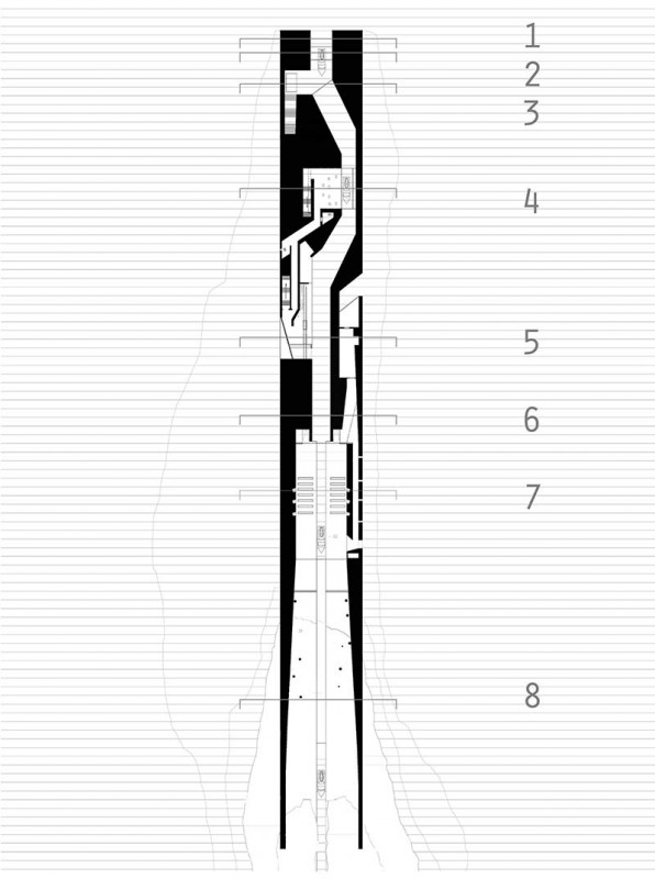 Section Drawings by Céline Jesberger and Pierre-Louis Filippi – SOCKS