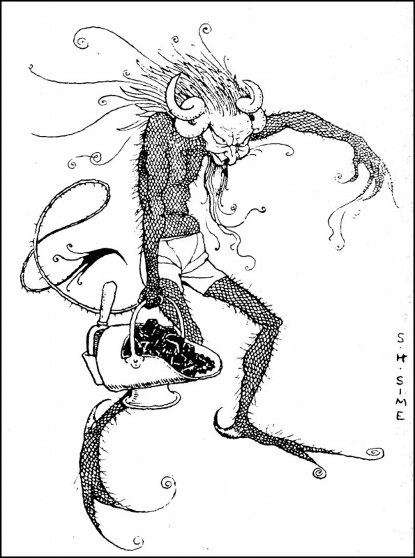 The Willy Grasser (1923) and other illustrations by Sidney Sime – SOCKS