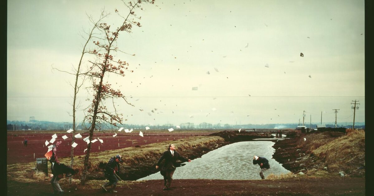 Jeff Wall, Study for ‘A Sudden Gust of Wind (After Hokusai)’, (1993 ...